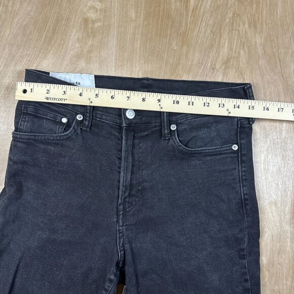 H&M Mens Skinny Fit Coupe Moulante Jeans Black Size 31x32 - Picture 3 of 5